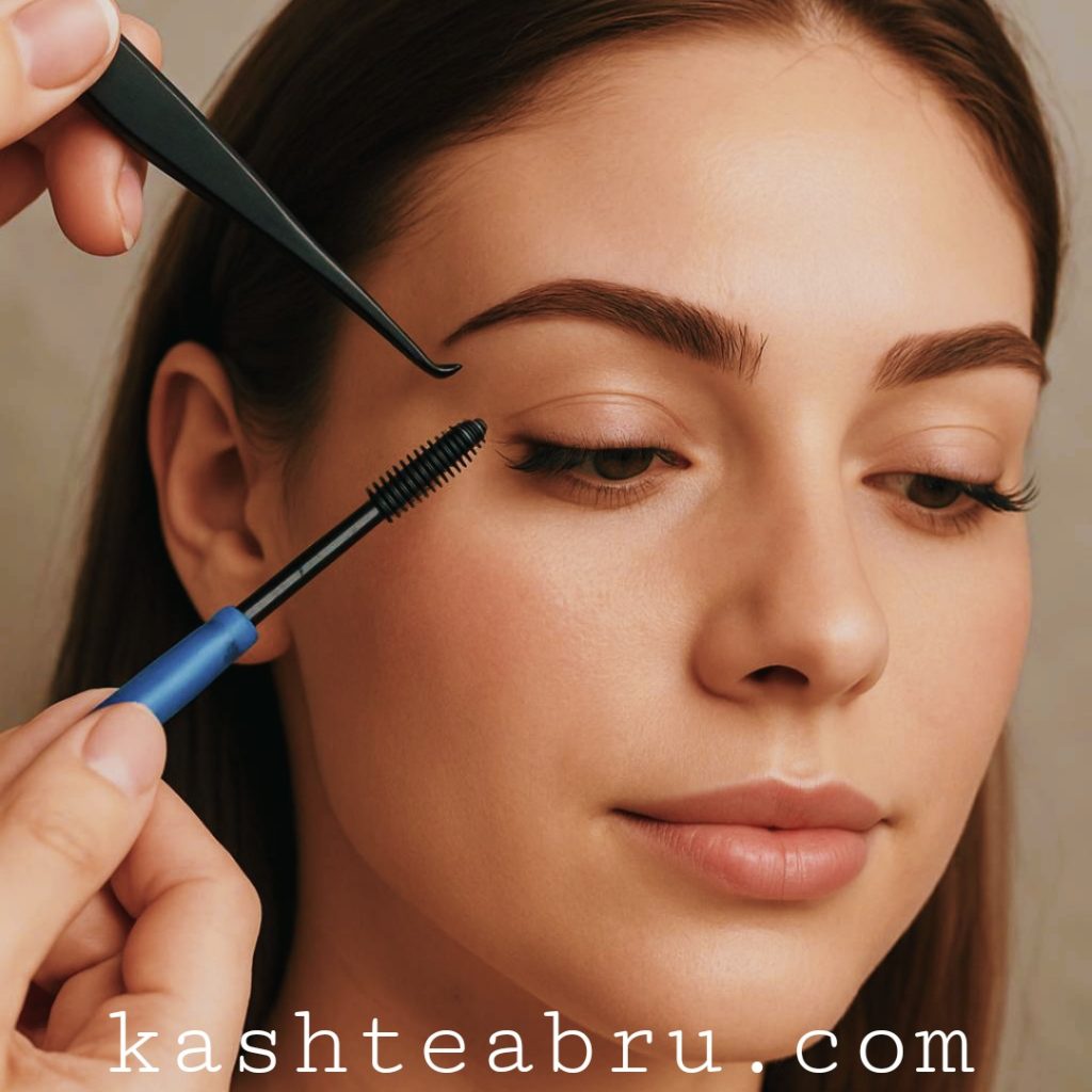 کلینیک خمیس آبادی خدمات کاشت ابرو دائمی و جراحی پلک کاشت مو ابرو طبیعی ابرو کاشت شده در تهران گیلان غربی