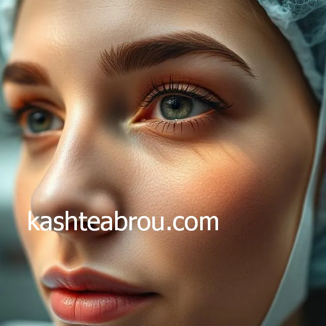 خدمات کاشت ابرو دائمی و جراحی پلک کاشت ابرو طبیعی با ماندگاری طولانی در تهران سعادت‌ آباد