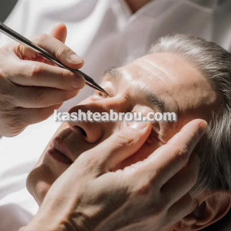 کاشت مو و ابرو طبیعی برای سالمندان در تهران